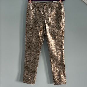 🐍NWT🐍Bundle 5 items @ 20$ -  Shiny gold and Silver snake Print Pants jeans